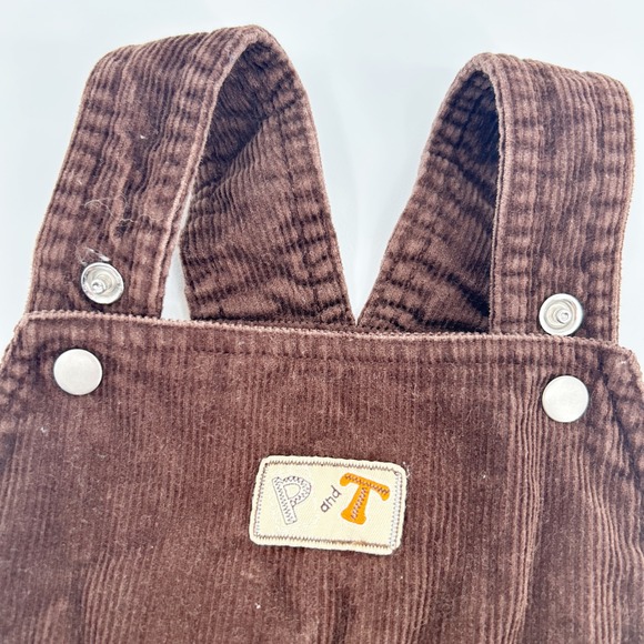 Disney Baby Vintage Y2K Winnie the Pooh Tigger Pals‎ Corduroy Overalls Size 0-3M - Picture 4 of 7
